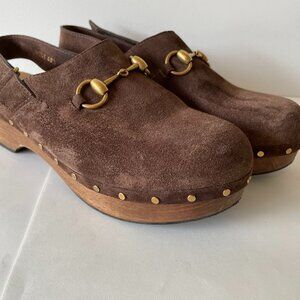 Authentic Gucci nubuck mules size 10 (40.5)